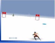 Alpine downhill versenyzős játékok